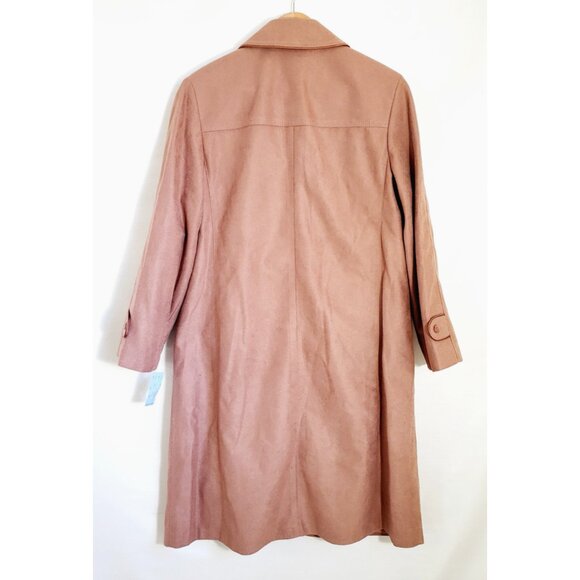 VINTAGE NWT Union Made Retro • Forecaster Of Boston • Long Mauve Coat Size 13/14 - Picture 4 of 11
